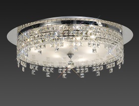 Esta Crystal Ceiling Lights Diyas Flush Crystal Fittings